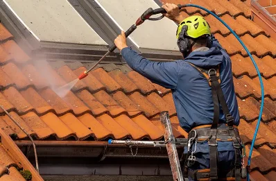 Démoussage et hydrofuge de toiture à Rives-du-Fougerais